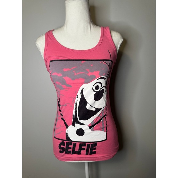 Disney Tops - Frozen Disney Pink Tank Top